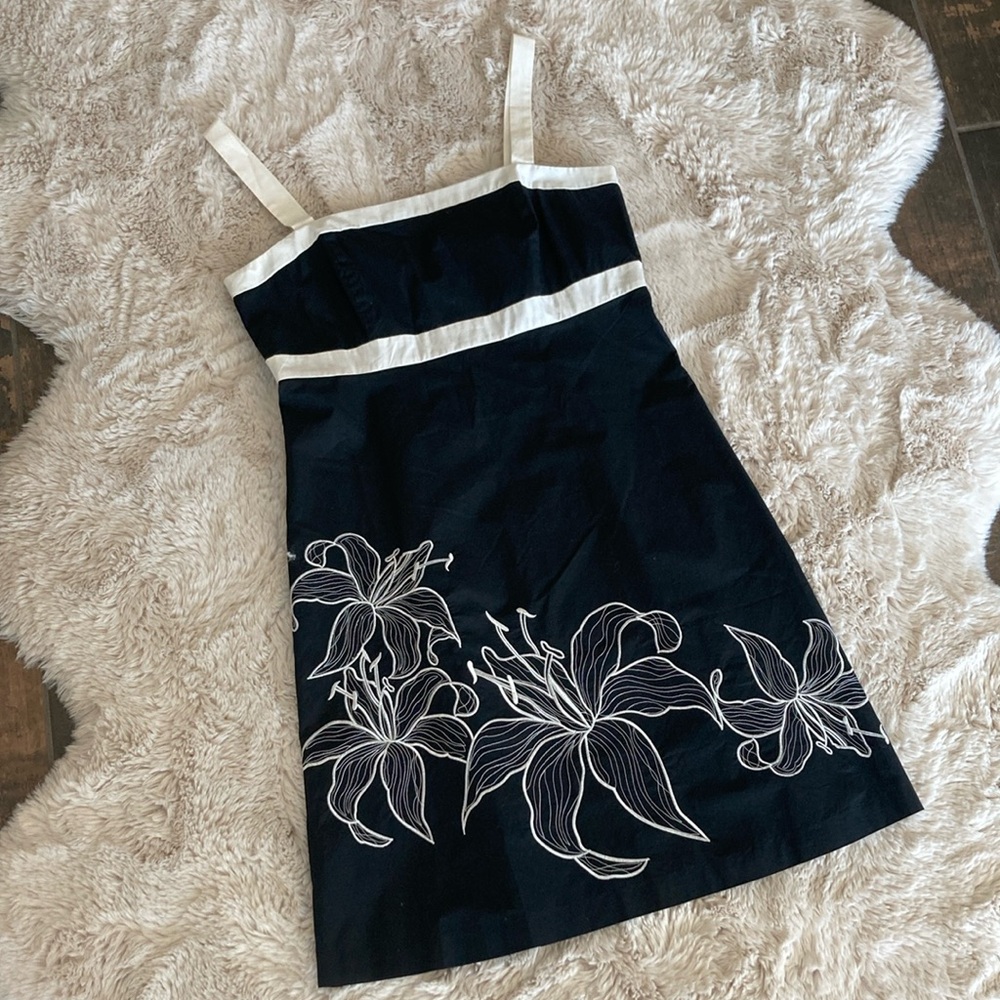 Ann Taylor Floral Embroidered Dress